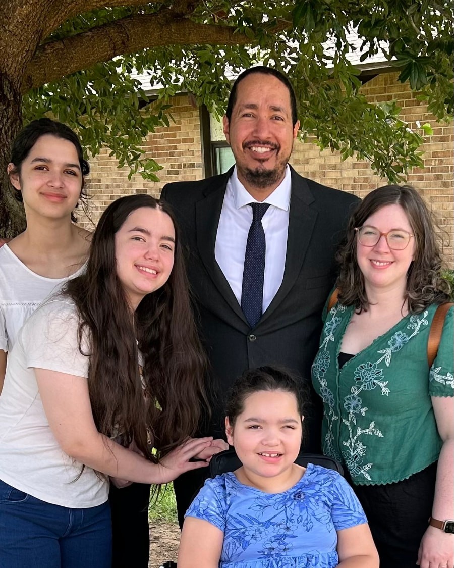 Sam Whitehawk with his family, whose experiences helped shape the mission of WHITEHAWK ICF.